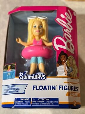 SwimWays Barbie Floatin' Figures, Swimming Pool Accessories & Kids Pool Toys,